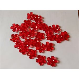Mini fleurs en acrylique 1" 75gr / bt