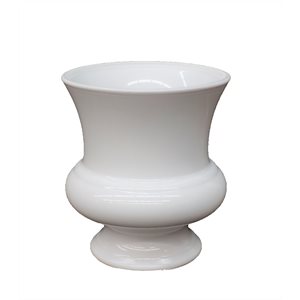 Vase plastique designer urne 7¾x6½" (un. cs.12)