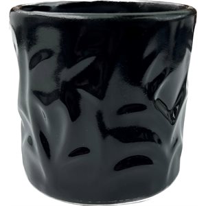 Cache pot céramique MUSTA 2½" Noir