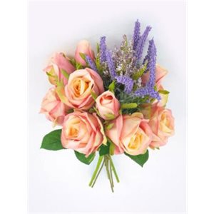 Bouquet Rose / lavende 15" Orange