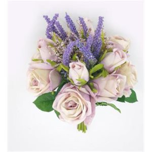 Bouquet Rose / lavende 15" Mauve pâle