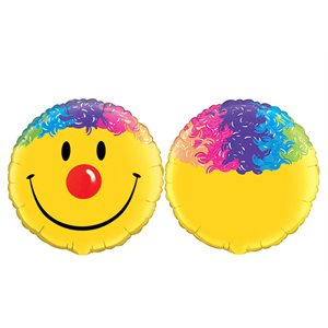 Ballon Mylar 18" «Sourire jaune»