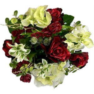 Bouquet Rose / Hydrangea / Crocus Rouge