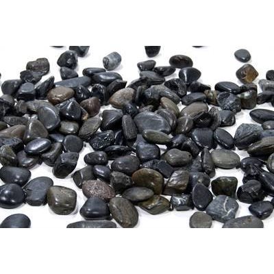 Pierre décorative 1-3cm Polies 2KG Noir
