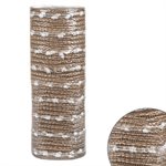 Wrap int. / ext 10½x10 verges OR / blanc