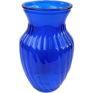 Vase Jasmin Bleu Cobalt 8" (un.cs.12)